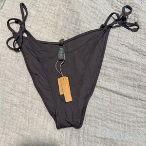SKIMS Gun metal Bikini Bottom